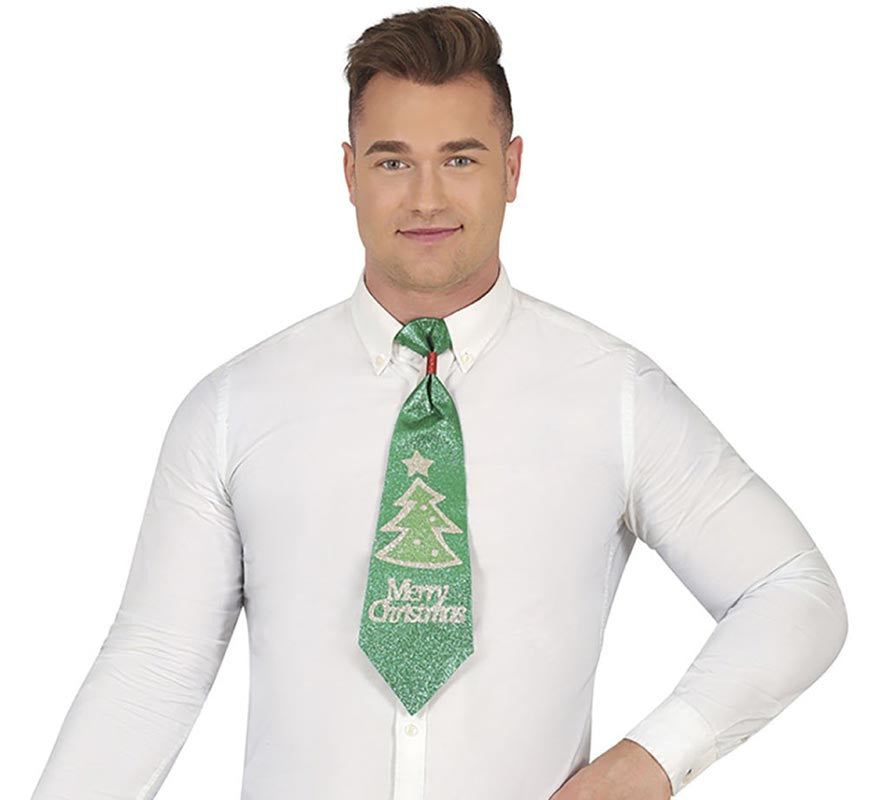 Corbata de Navidad de 45 cm con Árbol en colores surtidos
