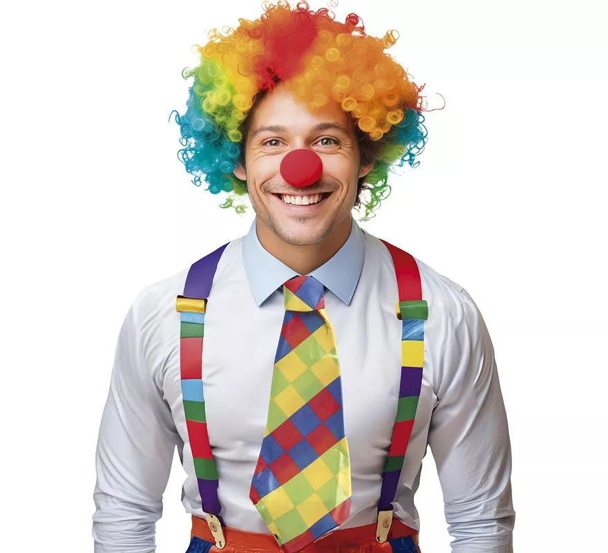 Translation missing: de.Corbata de Payaso cuadros 55 cms