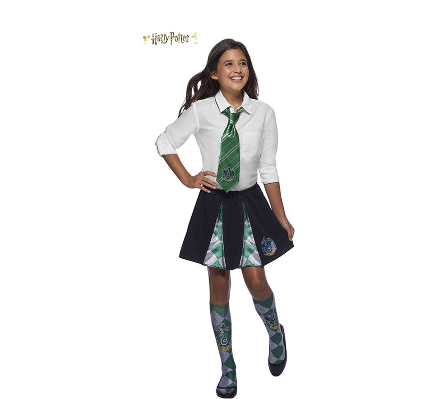 Translation missing: de.Corbata de Slytherin Harry Potter Deluxe para niños