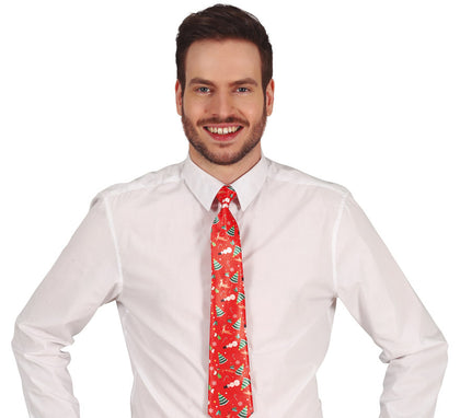 Corbata Navidad Roja de 45 cm