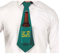Corbata Porta Cervezas verde adulto