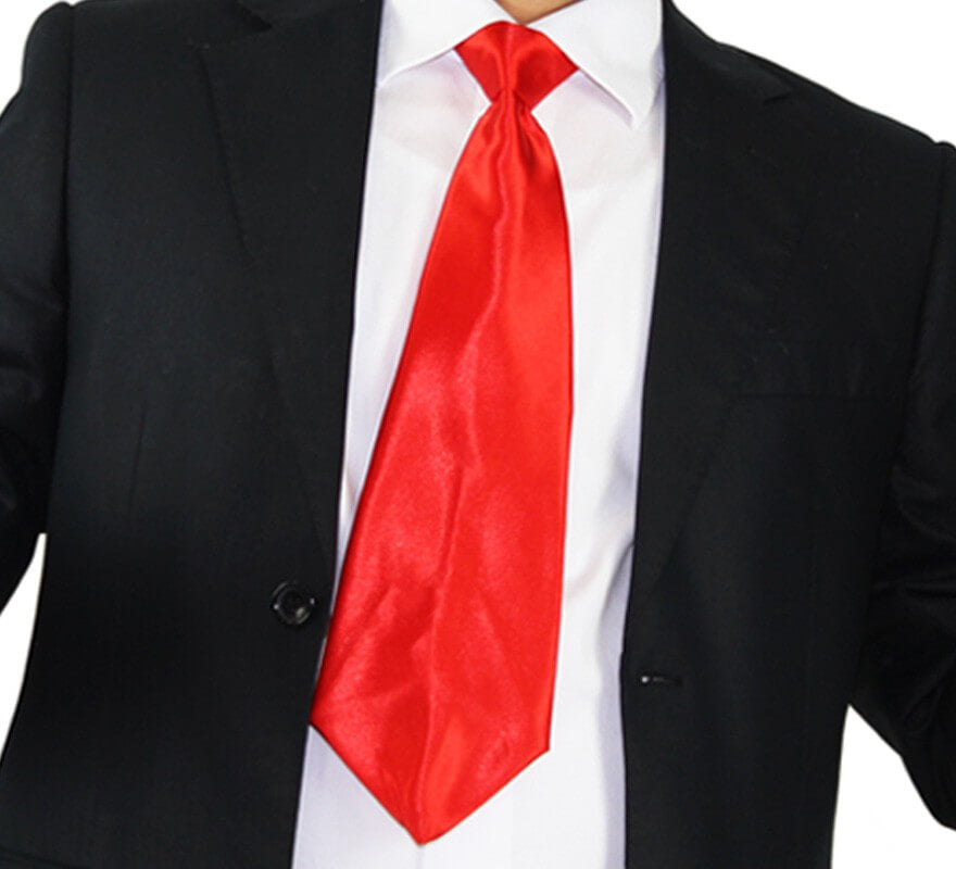 Translation missing: de.Corbata Roja de Presidente Americano 50 cm para adultos
