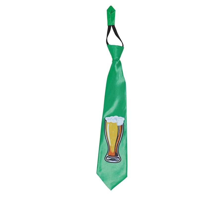 Translation missing: de.Corbata Verde con estampado de Cerveza de San Patricio