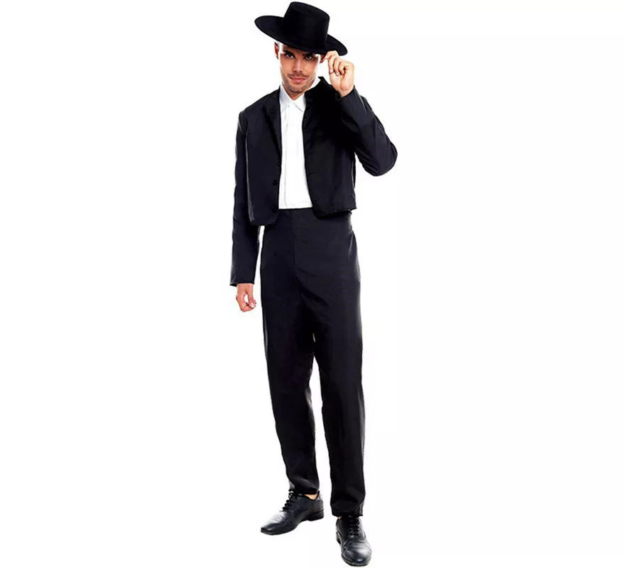 Translation missing: de.Cordobés Negro Elegante para hombre