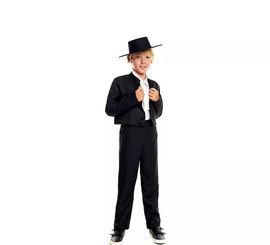 Translation missing: de.Cordobés Negro Elegante para niño