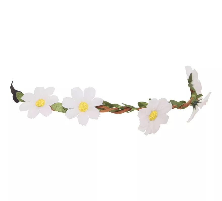 Translation missing: de.Corona con flores blancas