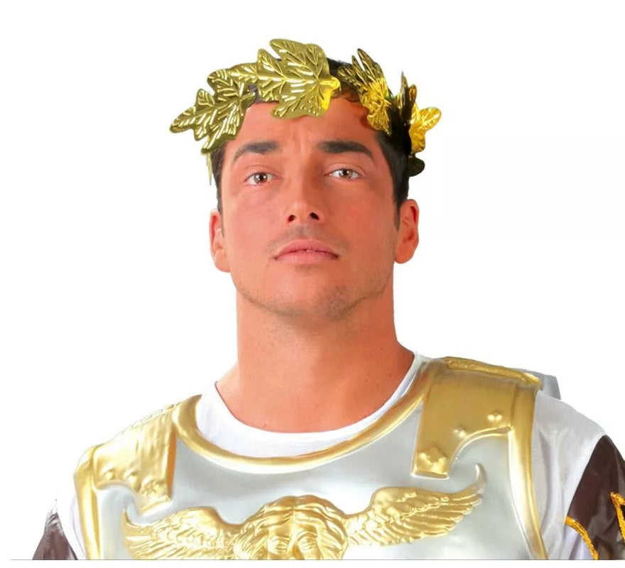 Translation missing: de.Corona de César Emperador de Roma de laurel de plástico