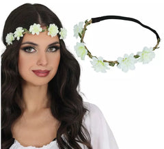 Weißer Blumenkranz