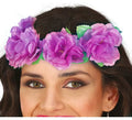 Corona de Flores con hojas de 20 cm