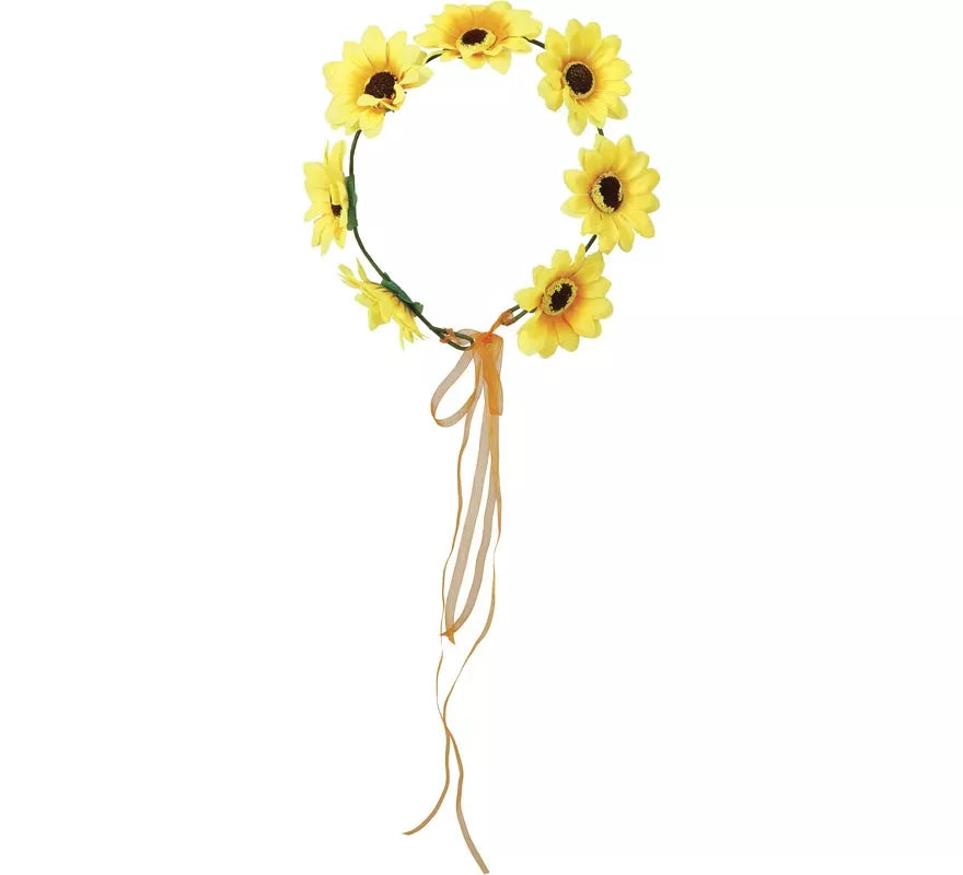 Translation missing: de.Corona de Margaritas amarillas