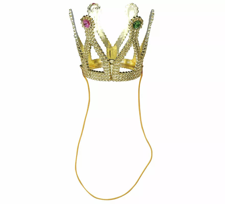 Translation missing: de.Corona de Reina Oro y Piedras