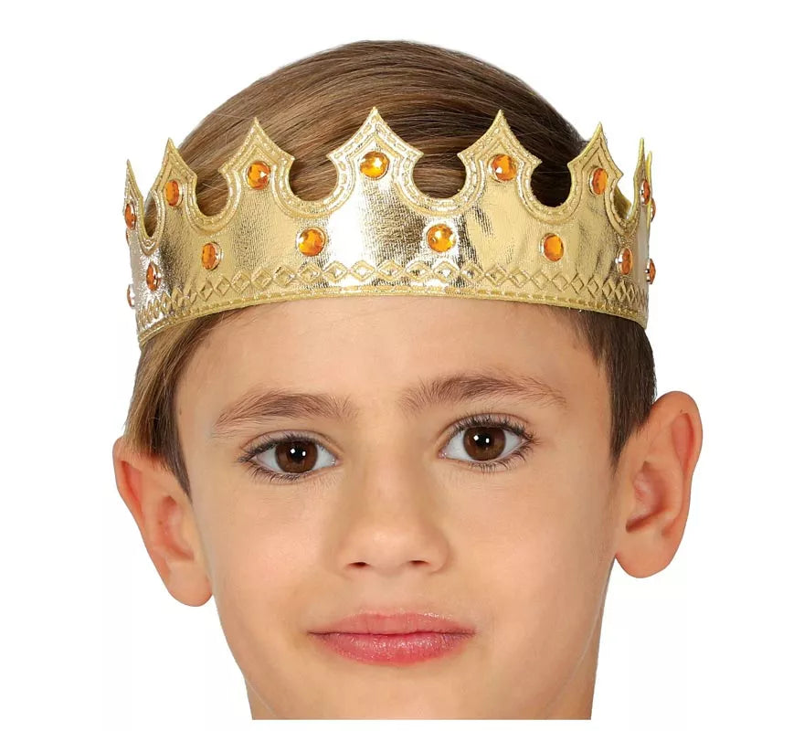 Translation missing: de.Corona de Rey Dorada Infantil