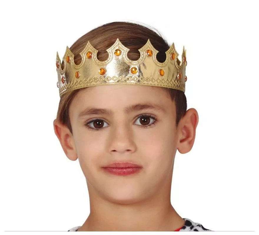 Translation missing: de.Corona de Rey Dorada Infantil