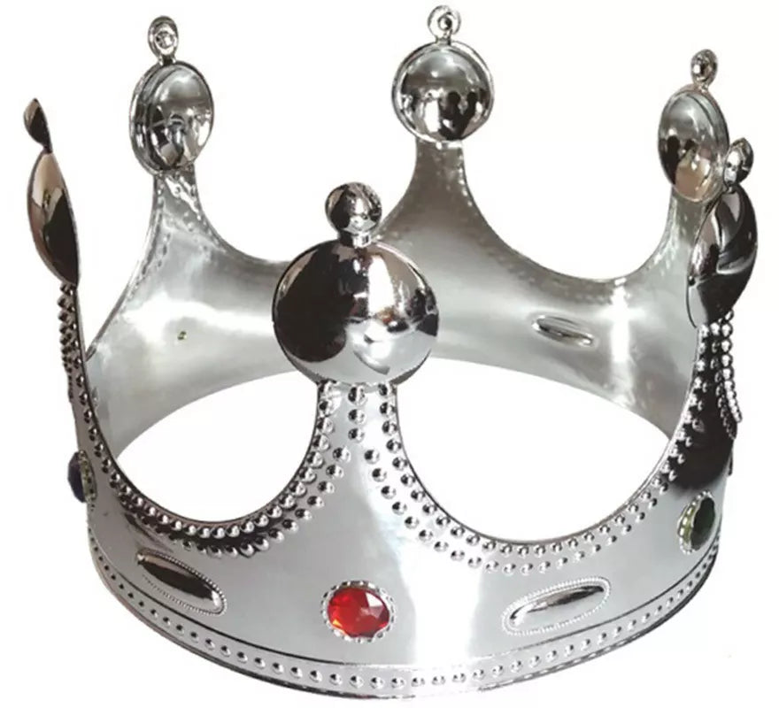 Translation missing: de.Corona de Rey Mago o Medieval Plateada
