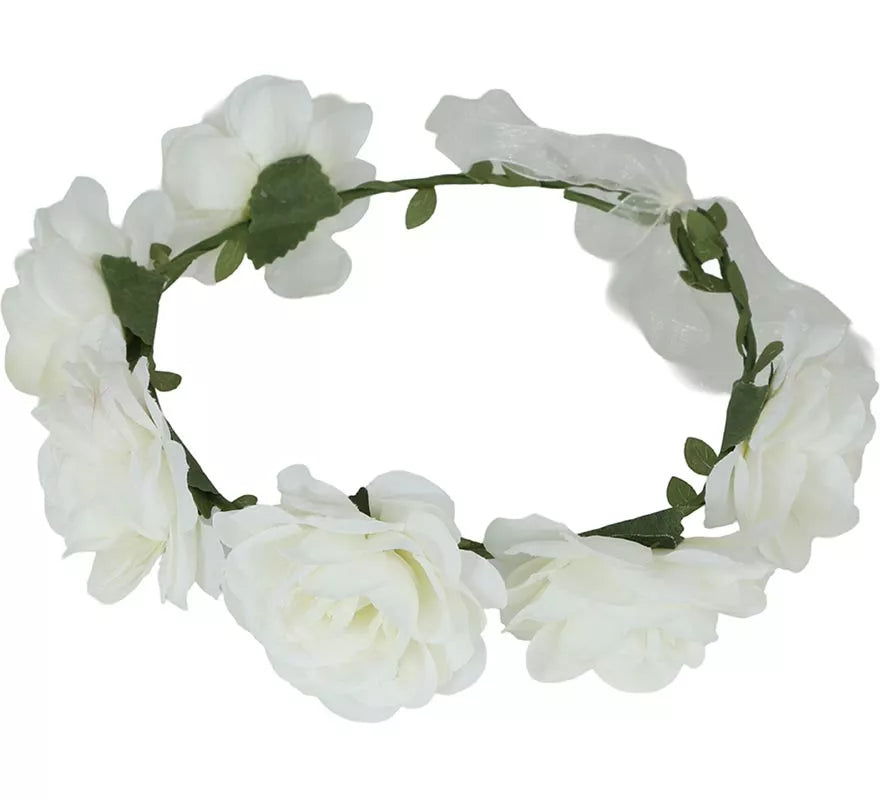 Translation missing: de.Corona de Rosas blancas