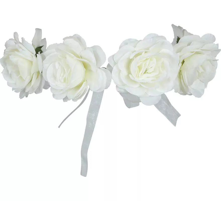 Translation missing: de.Corona de Rosas blancas