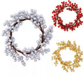 Corona Decorativa Navideña de 28 cm en varios colores