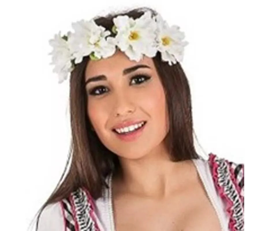 Translation missing: de.Corona Flores Blancas
