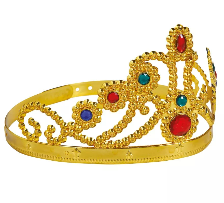 Translation missing: de.Corona o diadema ajustable de Reina color Oro