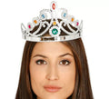 Corona o Diadema de Reina de color plata ajustable