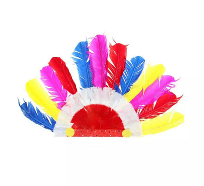 Corona o Penacho de Indio multicolor infantil
