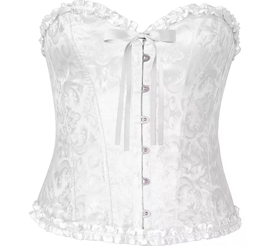 Translation missing: de.Corset blanco con Lazo para mujer