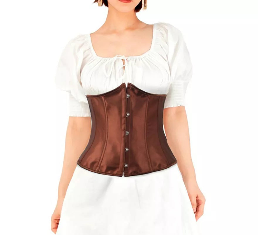 Translation missing: de.Corset de Raso café para mujer
