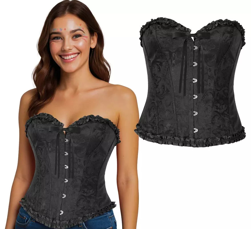 Translation missing: de.Corset negro con Lazo para mujer