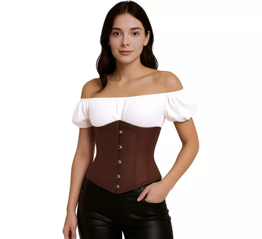 Corset Pirata marrón para mujer