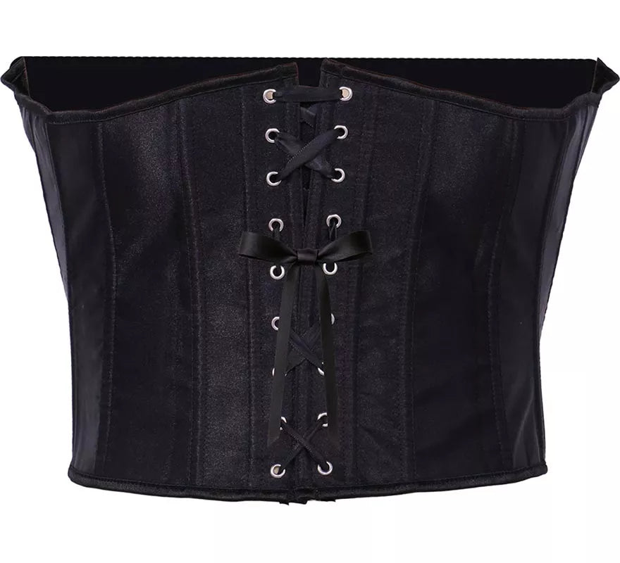 Translation missing: de.Corset Pirata negro para mujer