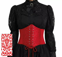 Leuchtend rotes Korsett für Damen