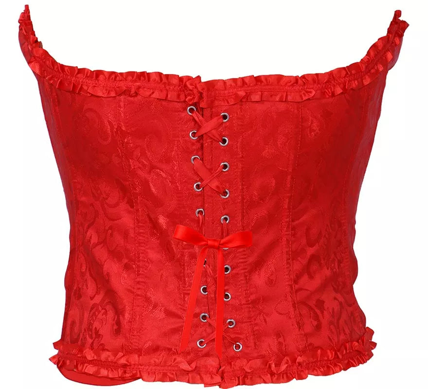 Translation missing: de.Corset rojo con Lazo para mujer