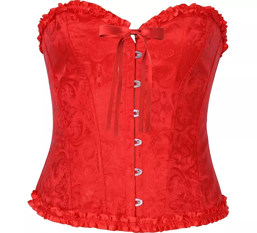 Translation missing: de.Corset rojo con Lazo para mujer