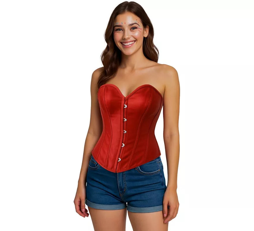 Corset rojo para mujer