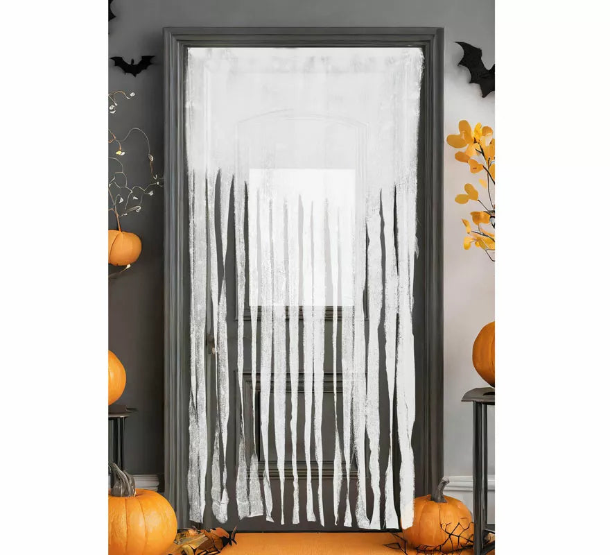 Cortina Blanca Decorativa de 100X200 cm
