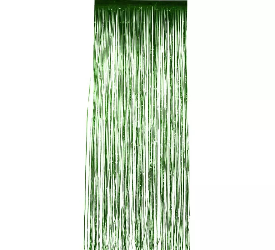 Translation missing: de.Cortina Brillante Verde metálico 91x244 cm