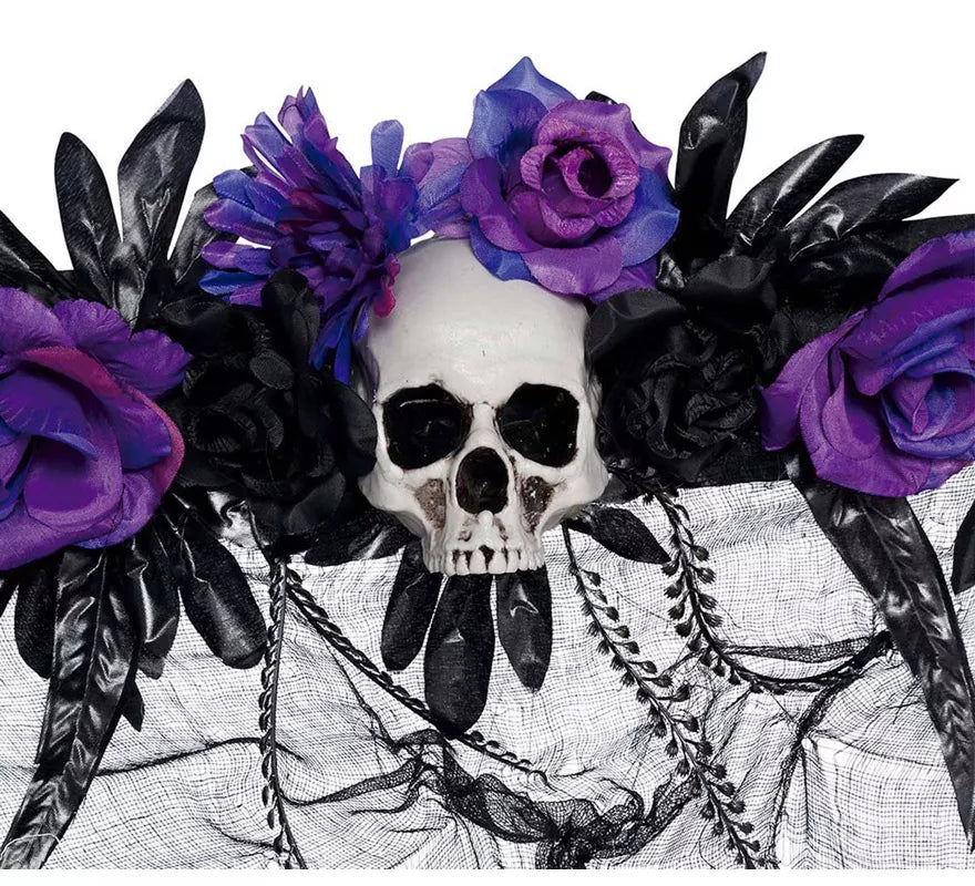 Translation missing: de.Cortina con Flores Lilas de 80X120 cm
