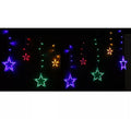 Cortina de 12 Estrellas con 138 Led multicolor de 2 metros