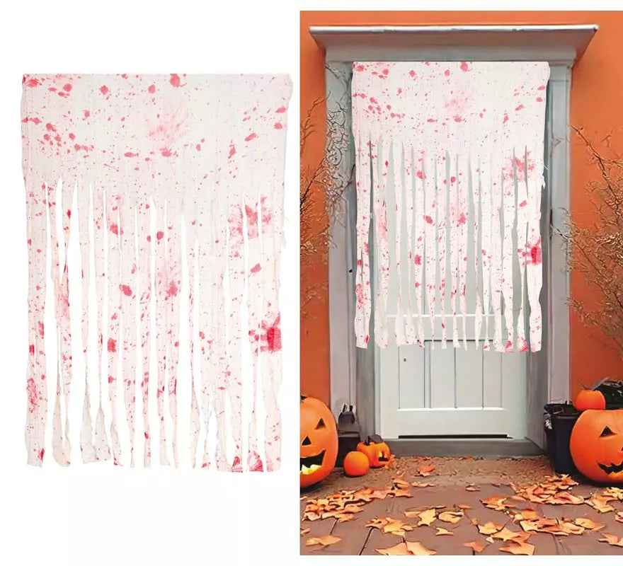 Cortina Ensangrentada de 115x150 cm