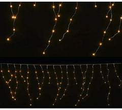 Vorhangkette mit 300 warmweißen LEDs