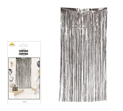 100X200 cm Silberner Vorhang