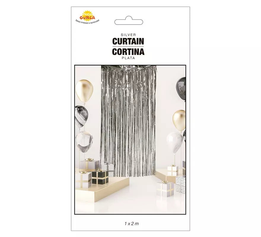 Translation missing: de.Cortina Plateada de 100X200 cm