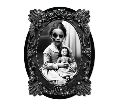 Cuadro Adhesivo de Niña de 30x23 cm