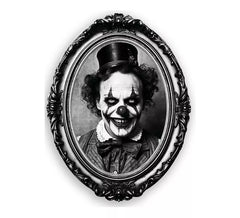 30x23 cm Clown-Aufkleber