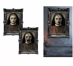 Gemälde „Erschreckende Nonne“ 60x40 cm