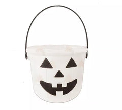 20 cm großer Halloween-Kürbiseimer in verschiedenen Farben