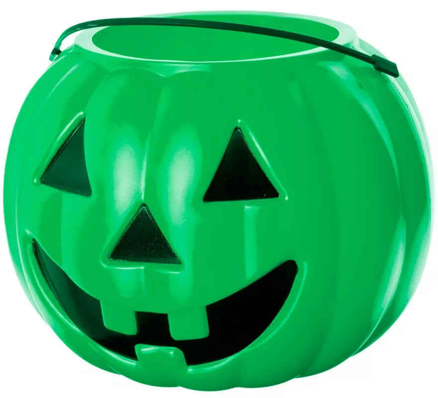 Translation missing: de.Cubo de Calabaza para caramelos verde 19x23x23 cm