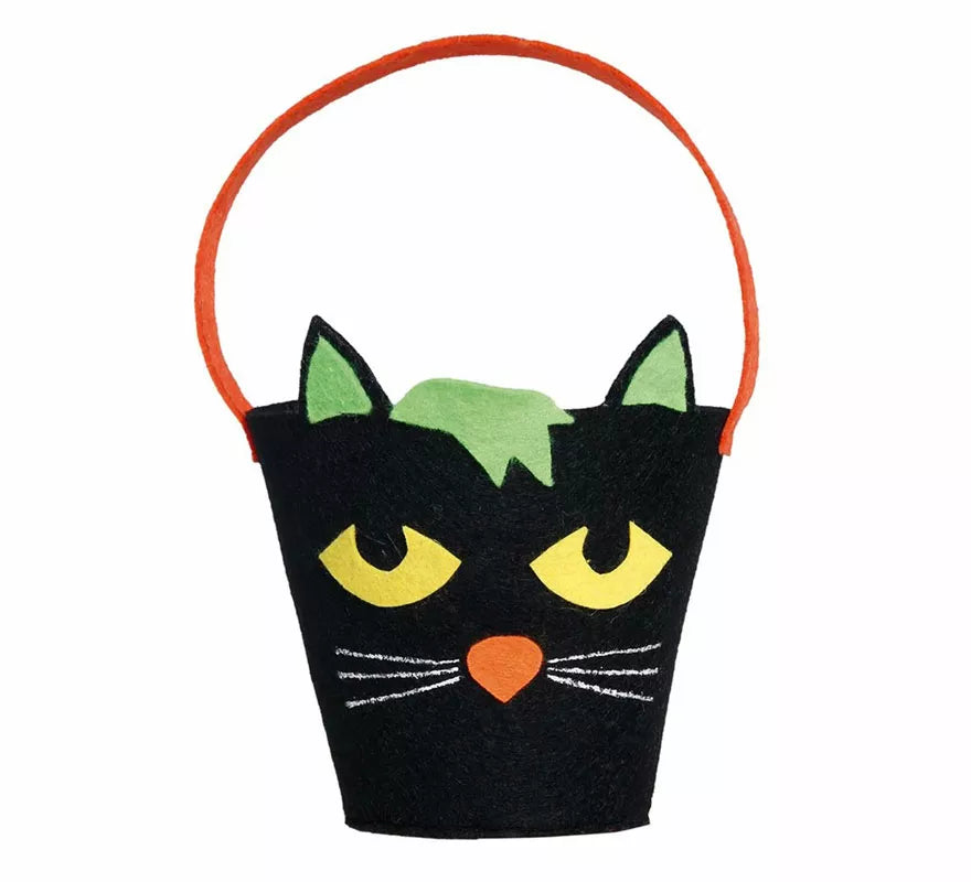 Translation missing: de.Cubo Gato Negro de Fieltro de 20 cm