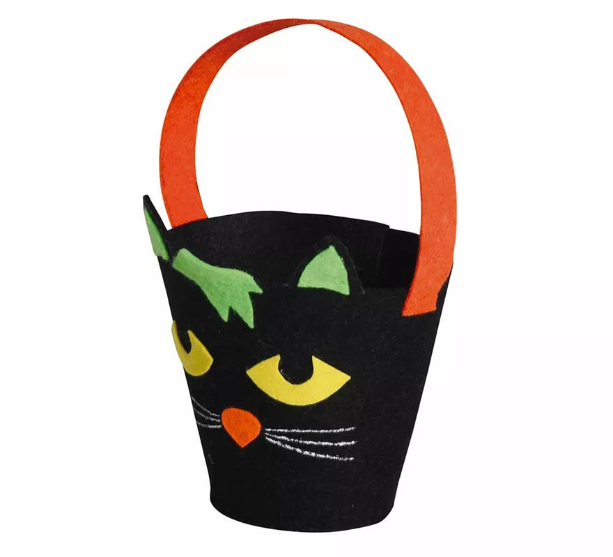 Translation missing: de.Cubo Gato Negro de Fieltro de 20 cm