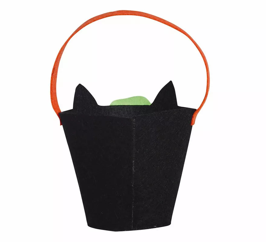 Translation missing: de.Cubo Gato Negro de Fieltro de 20 cm